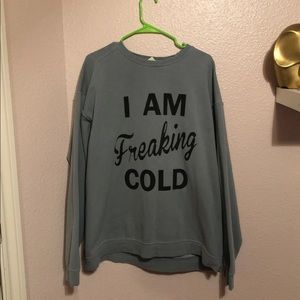 Comfort colors sweat shirt